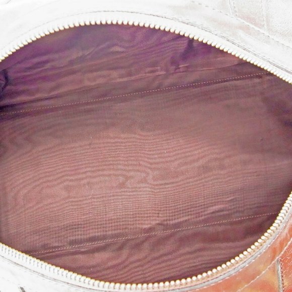 Cartier Boston Bag Mastline Bordeaux Leather Auth USED T9468 - Picture 5 of 8